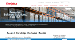 Desktop Screenshot of kiwiplan.com